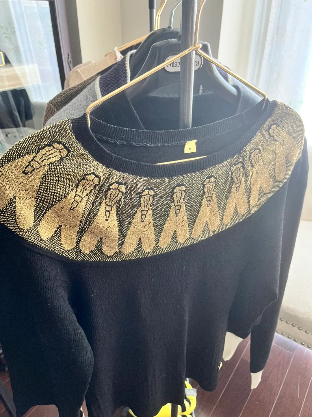 St. John Collection Black Knit Sweater - Size M