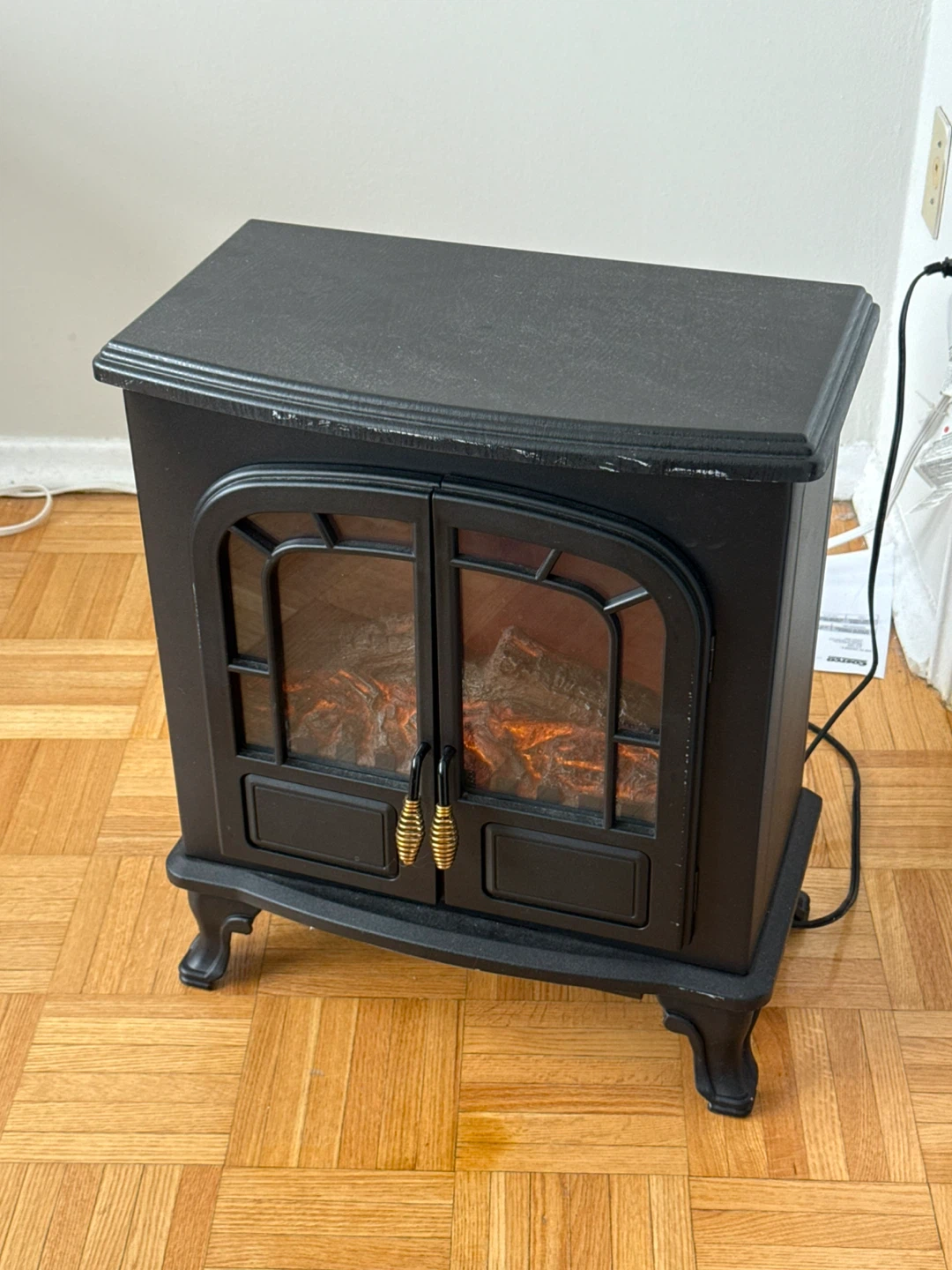 Black Electric Fireplace Stove