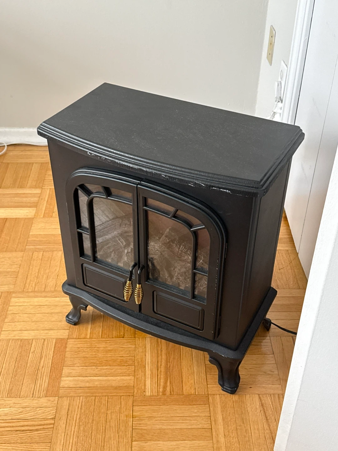 Black Electric Fireplace Stove - photo 2
