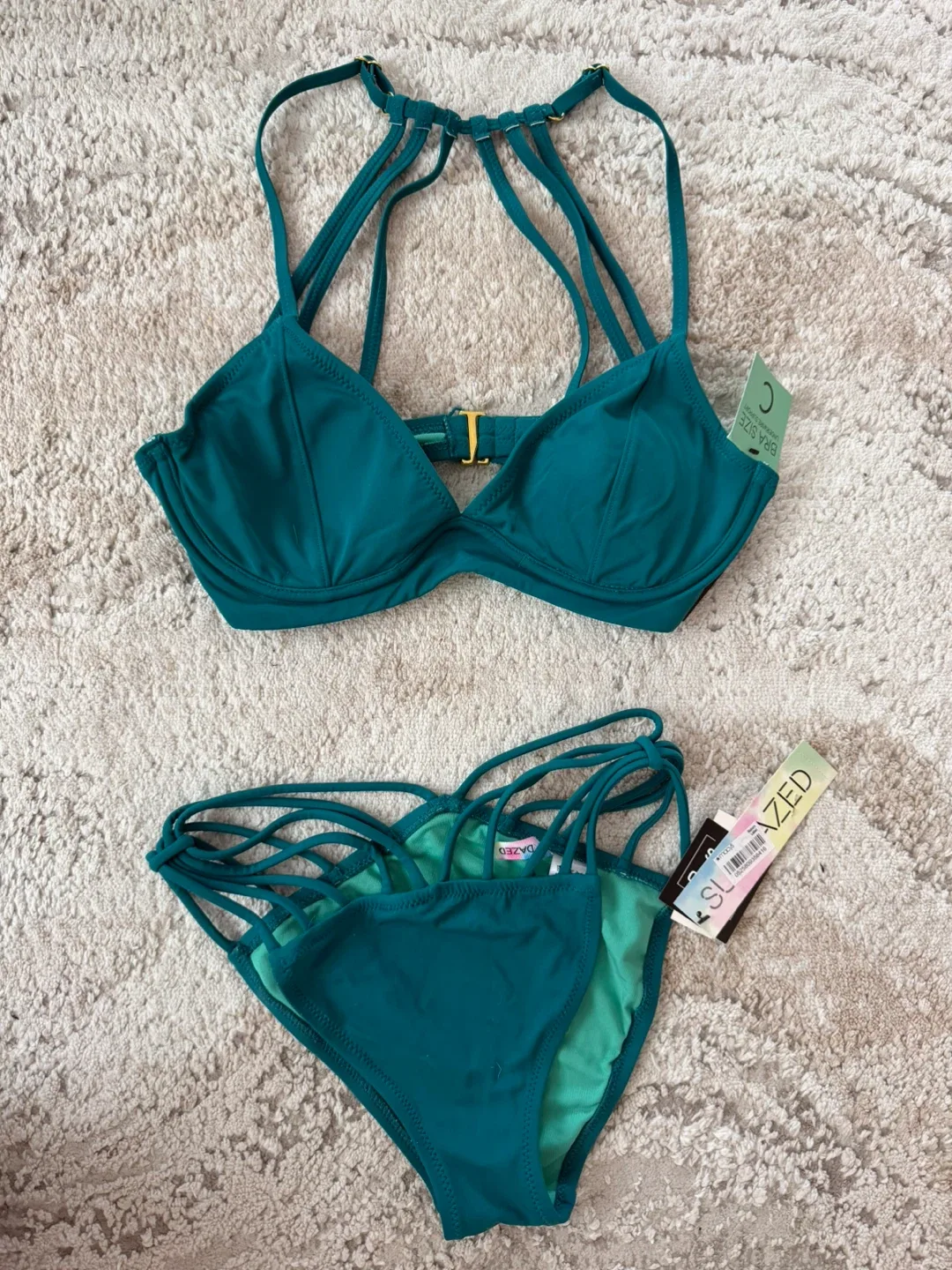 New Sun Dazed Bikini Set - Size 32 C/medium bottom