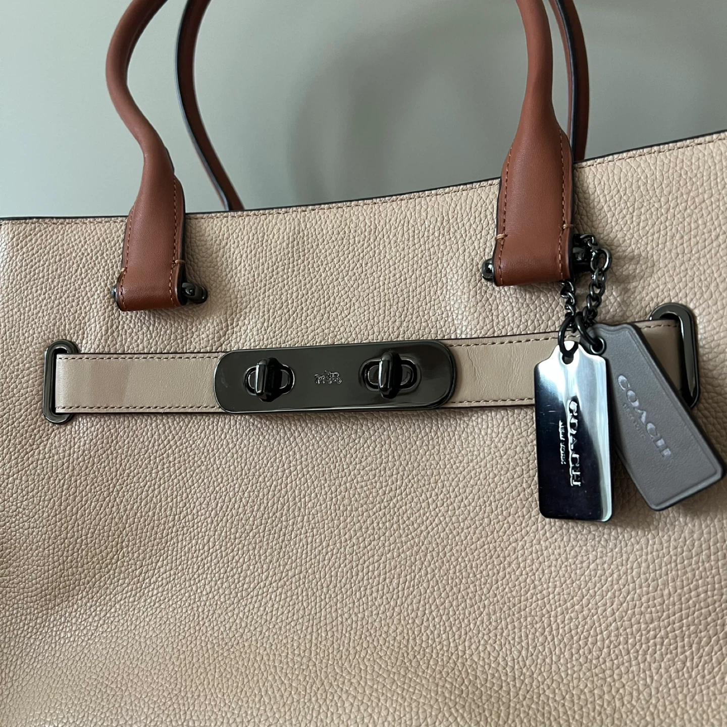 Coach Beige & Brown Bag - photo 3