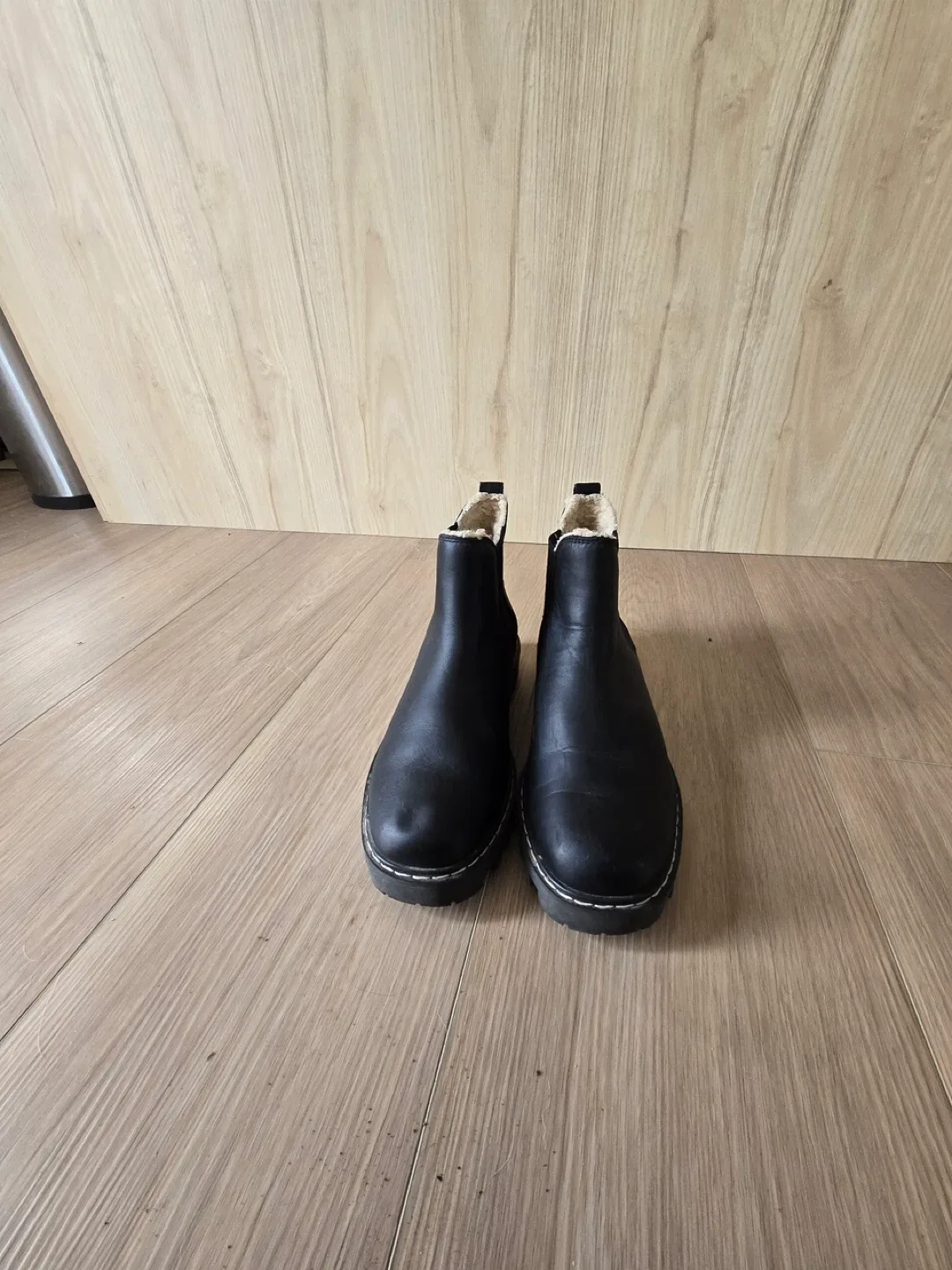 Roots Black Leather Chelsea Boots