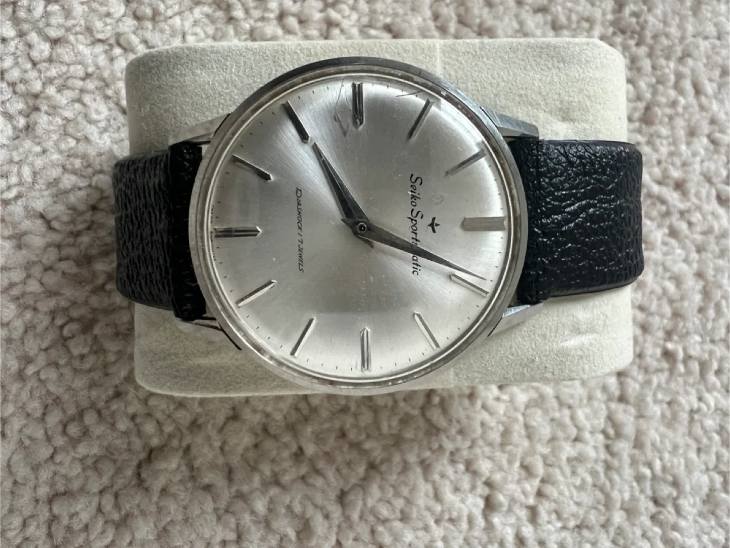 Seiko Sportsmatic Diashock 17 Jewels Watch