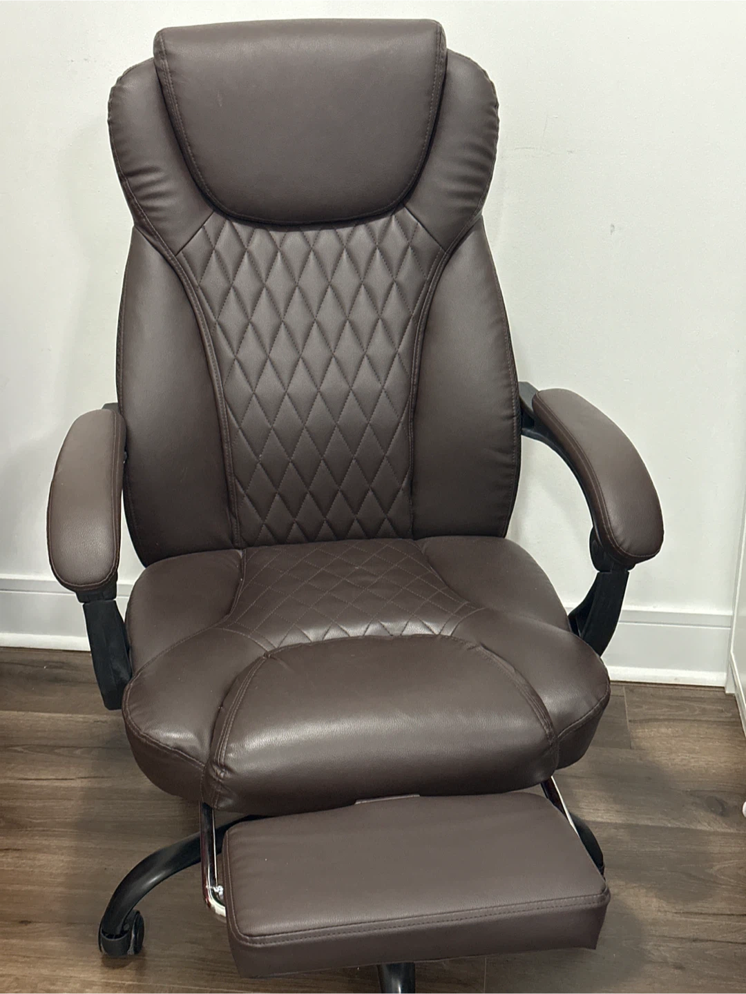 Brown Leather Executive Office Chair