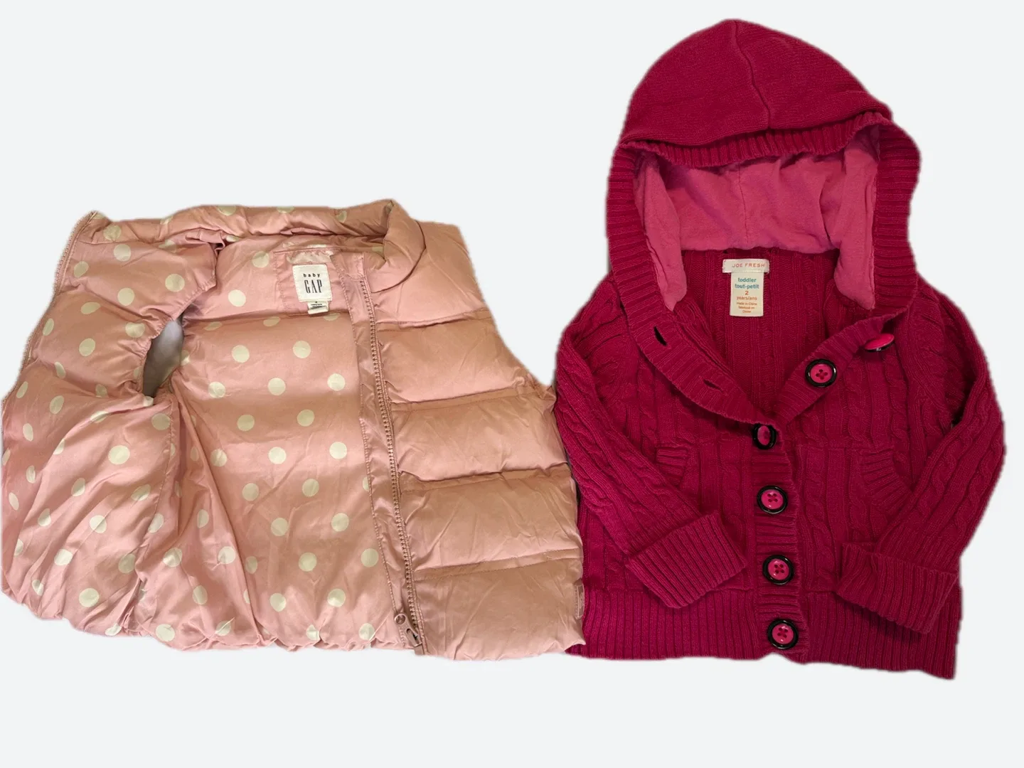 Gap Kids Vest & Joe Fresh Cardigan Bundle - 2T image indicator(2)