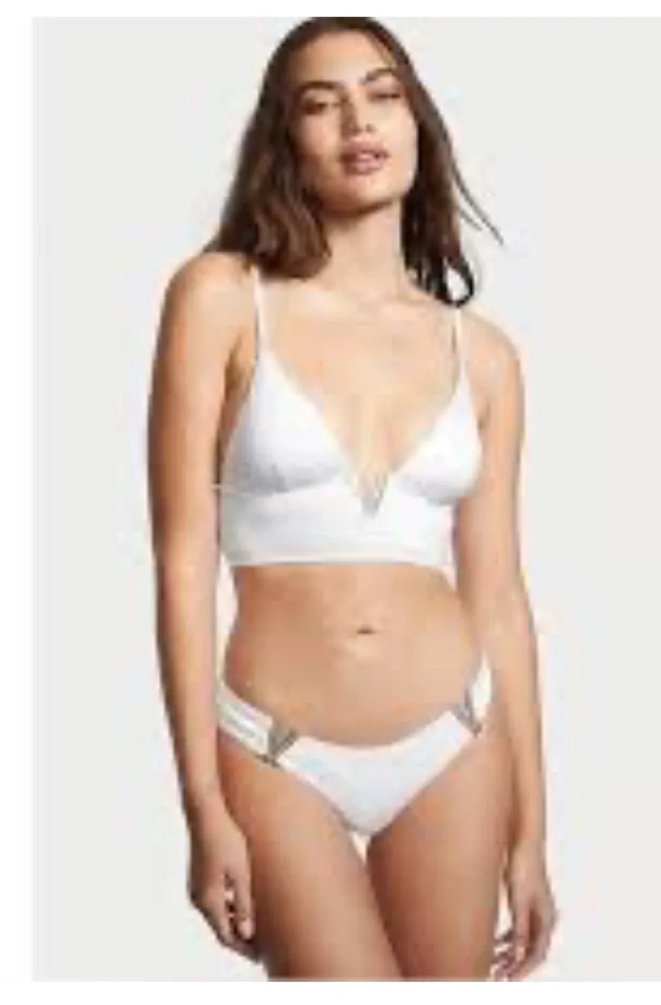 Victoria's Secret White Bikini Set in medium image indicator(3)