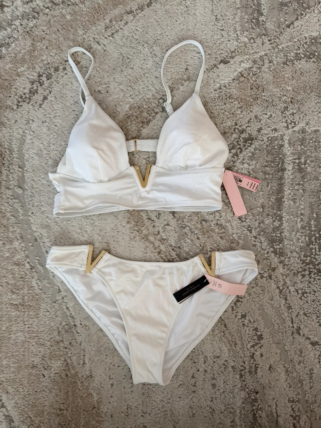 Victoria's Secret White Bikini Set in medium image indicator(4)