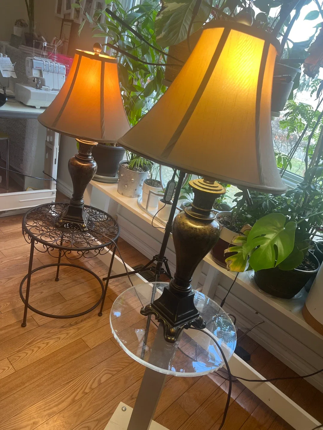 2 Vintage Style Table Lamp with Shade image indicator(7)