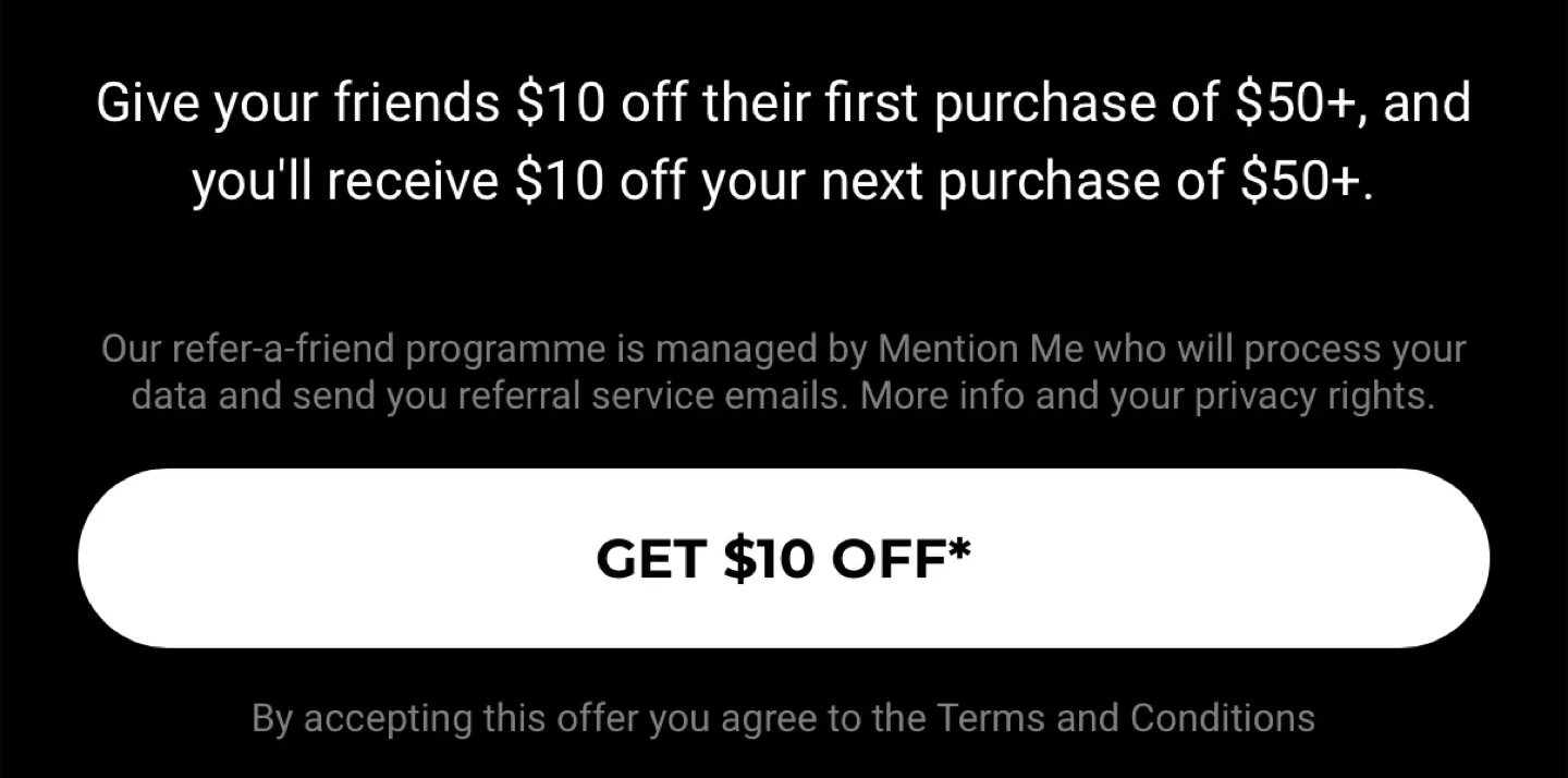 $10 Off Referral Code