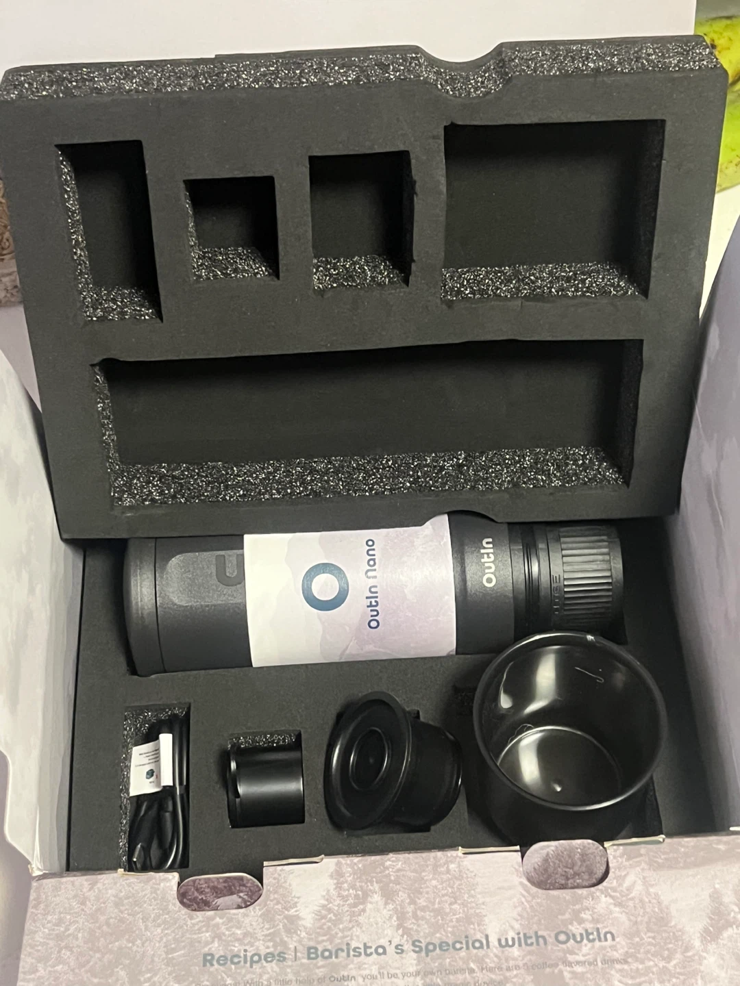 Outin Nano Portable Espresso Machine - Like New!