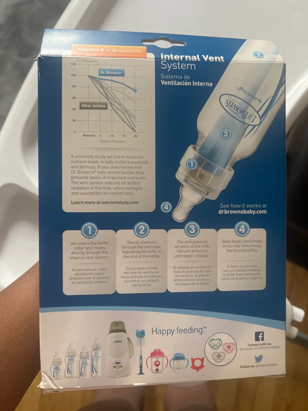 Dr. Brown's Natural Flow 8oz Baby Bottles - 3 Pack image indicator(2)