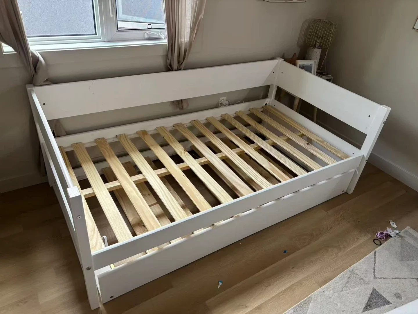 Trundle bed twin pull out another twin