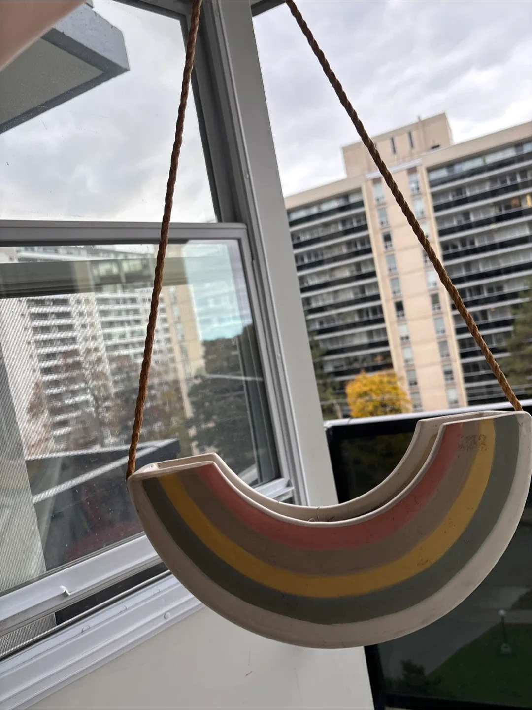 Rainbow Hanging Planter