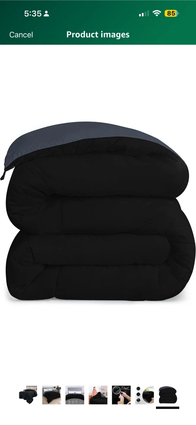 Dark Gray Down Comforter image indicator(2)