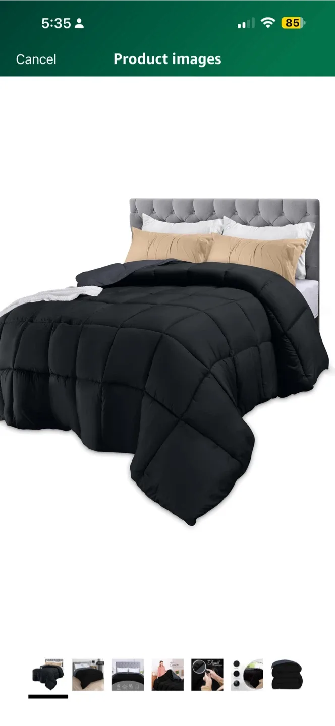 Dark Gray Down Comforter image indicator(3)