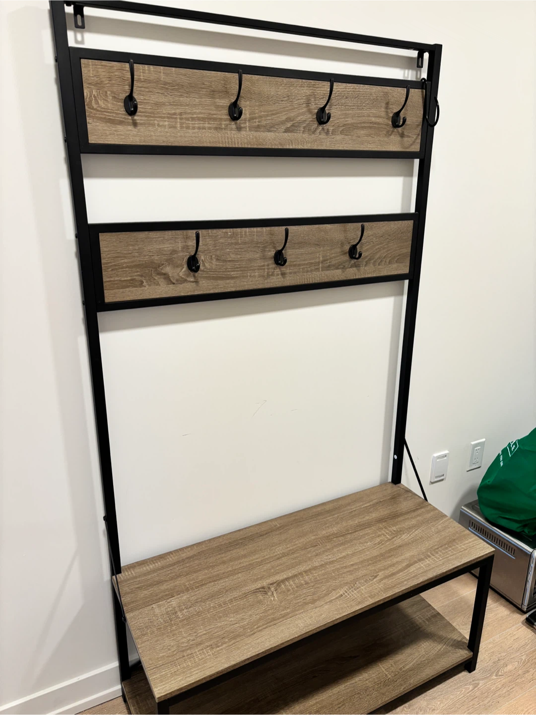 Bench, Shoe Storage, & Coat Rack - photo 3