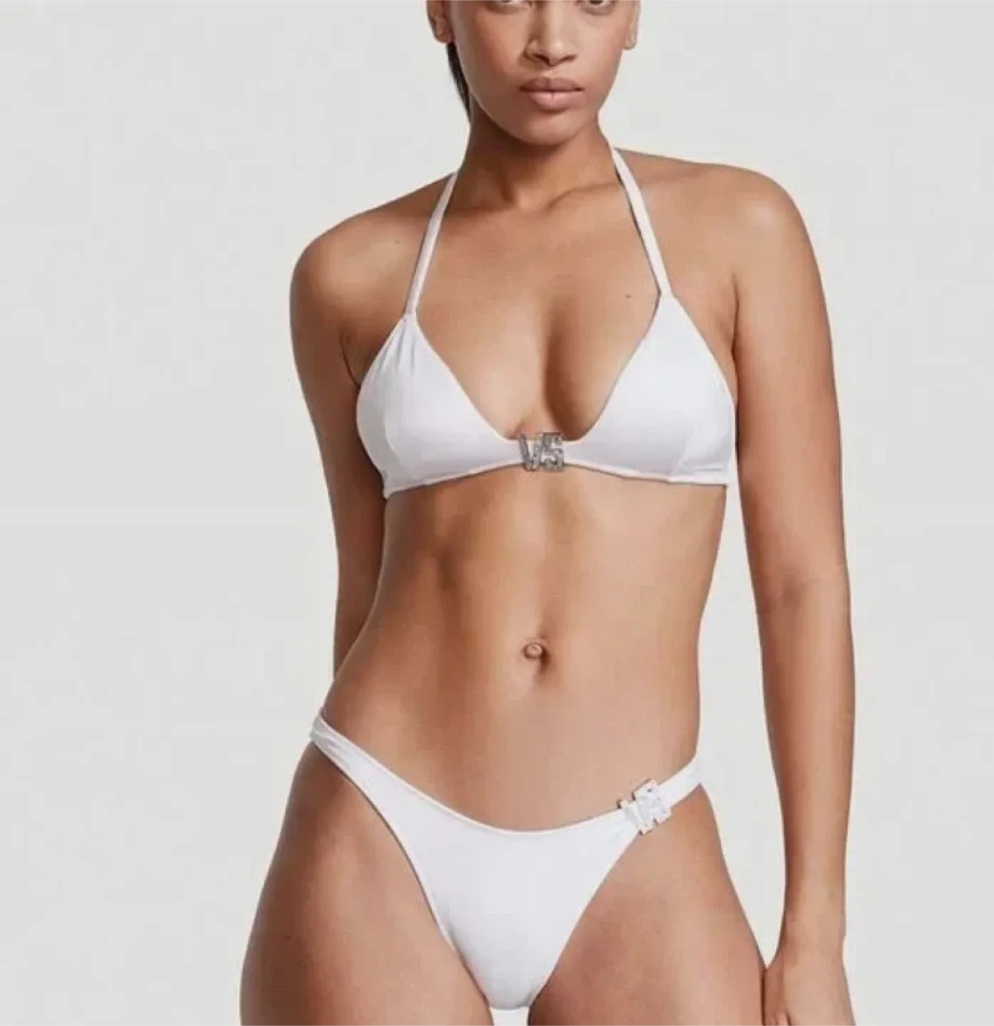 Victoria's Secret White Bikini Set in medium
