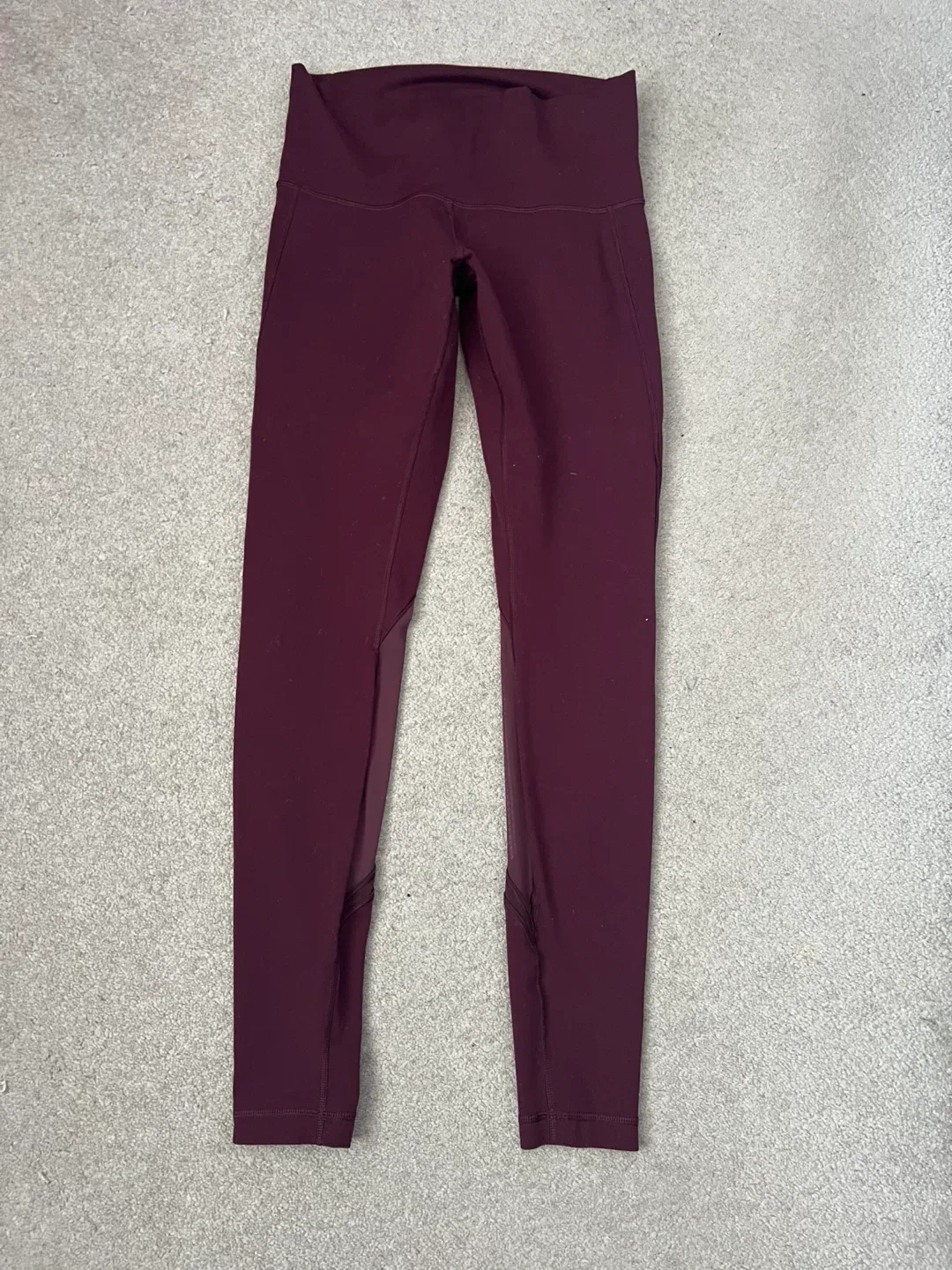 Lululemon Burgundy Leggings - Size 10