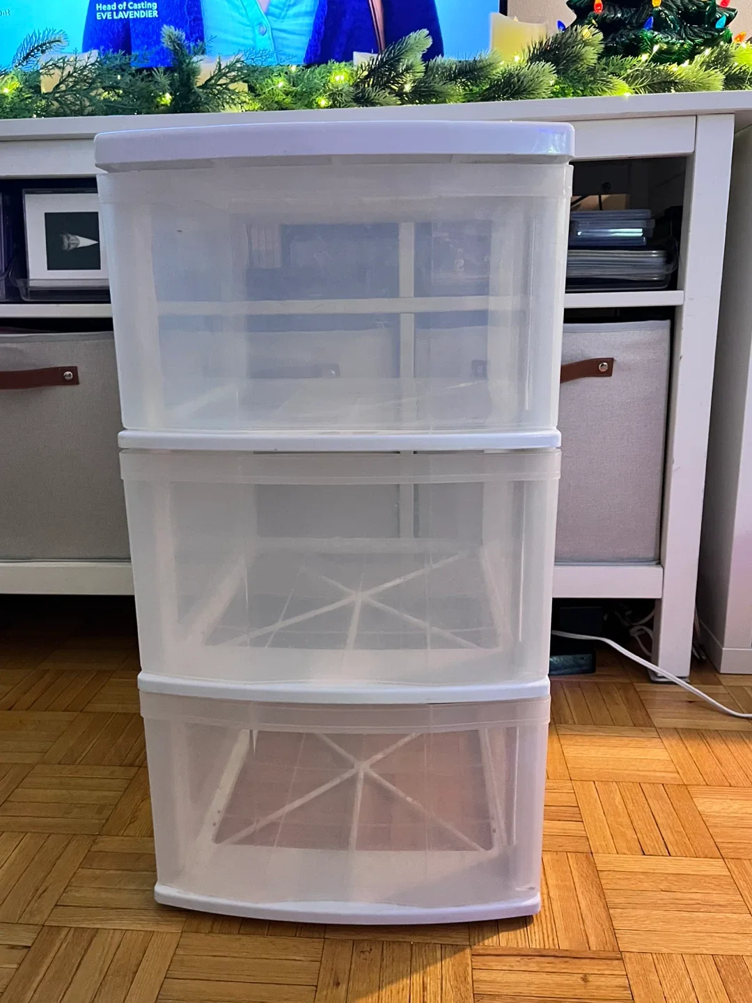 3-Drawer Plastic Storage Tower image indicator(2)