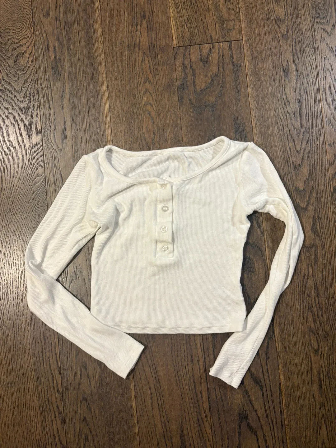 White Long Sleeve Top