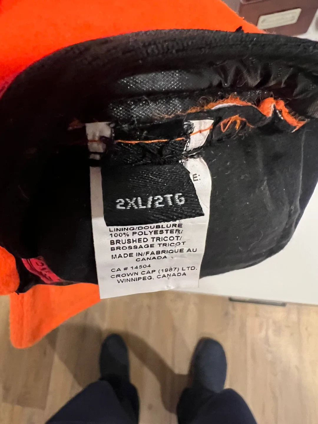 Dry Ice Hunting Crown Cap 2XL/2TG Orange Hat image indicator(4)