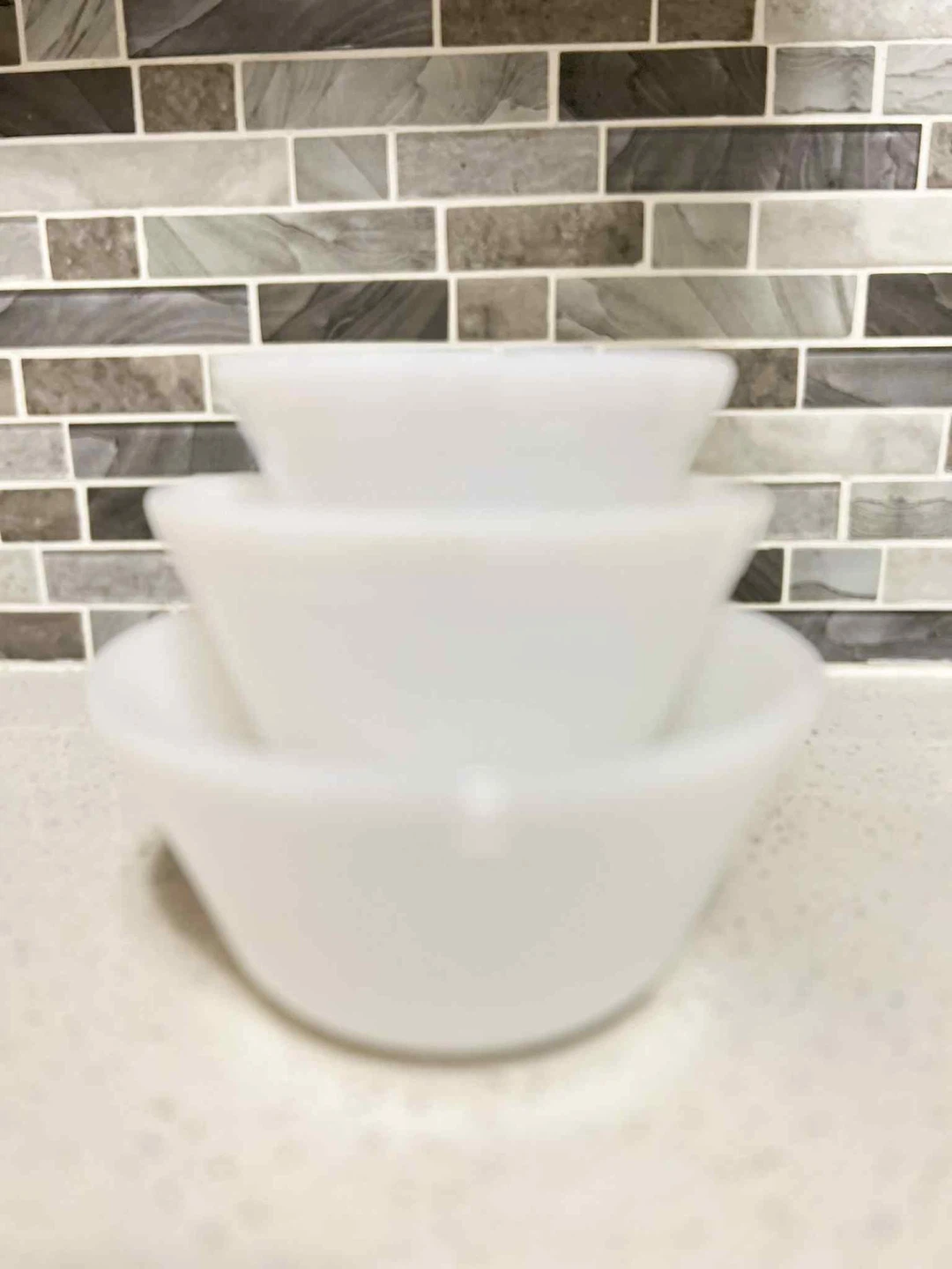 Vintage Milk Glass Bowls & Shell Dishes
