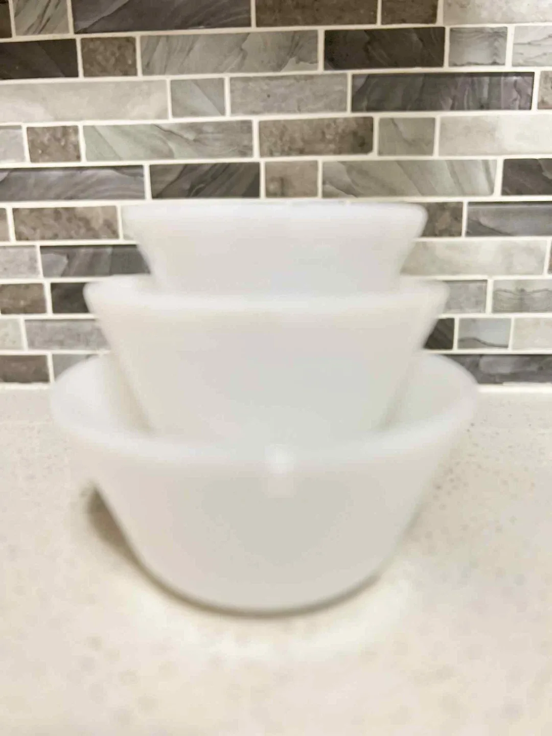 Vintage Milk Glass Bowls & Shell Dishes