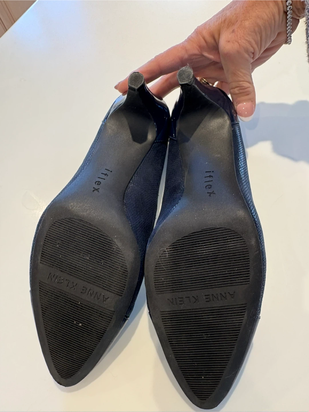 Anne Klein  Navy Blue Heels - photo 3