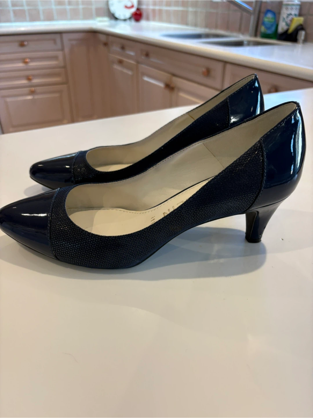 Anne Klein  Navy Blue Heels - photo 2