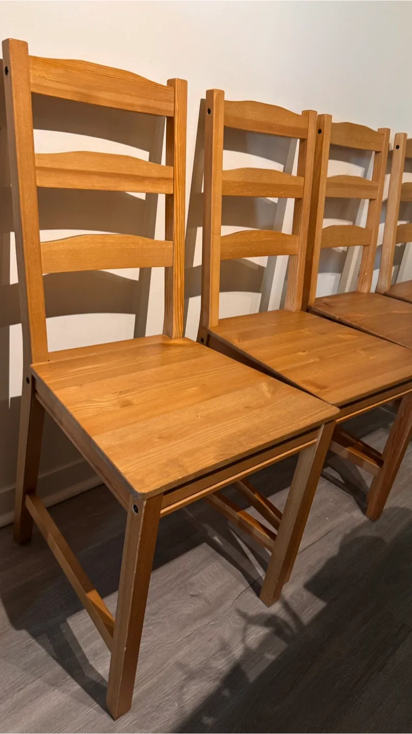 IKEA JOKKMOKK 4 Chairs - Antique Stain image indicator(2)