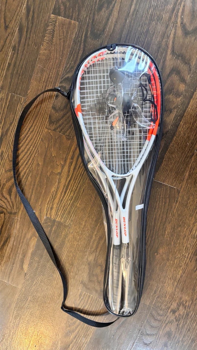 Dunlop squash racket set