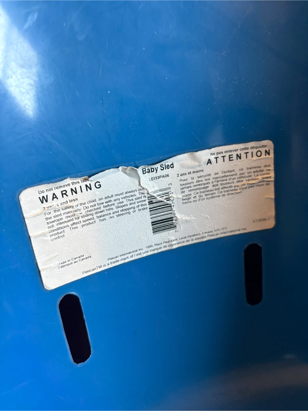 Pelican Baby Sled - Blue - photo 4