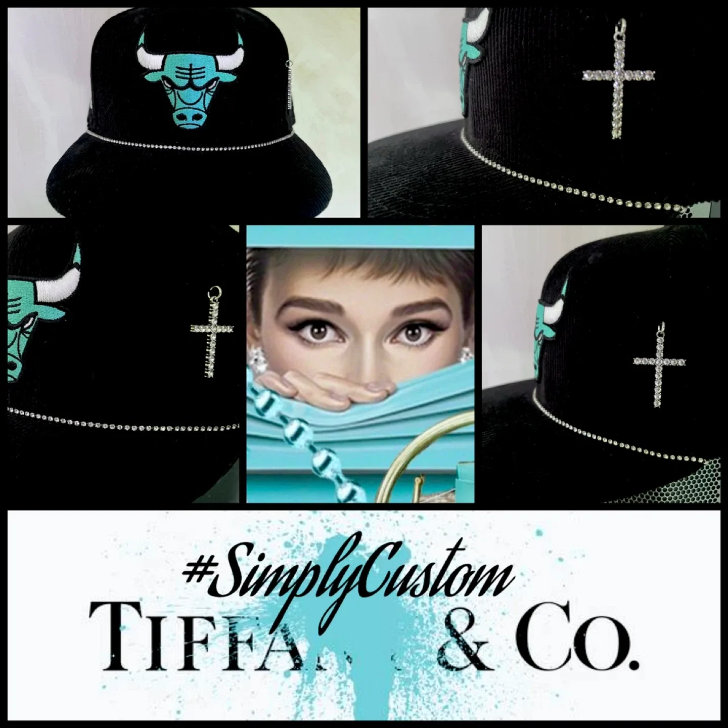 Simply Custom Tiffany & Co. Chicago Bulls Hat