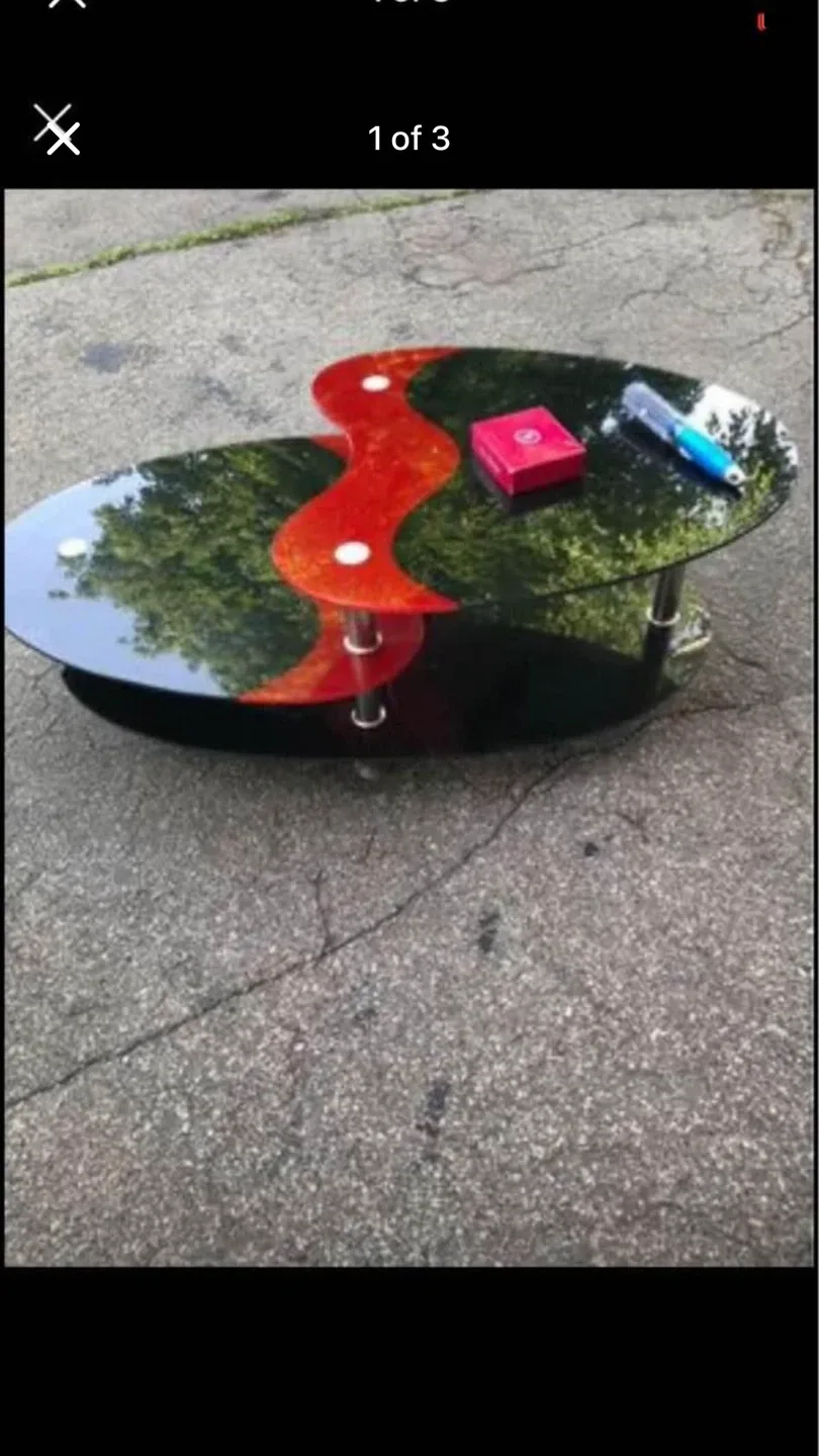 Unique Yin Yang Coffee Table
