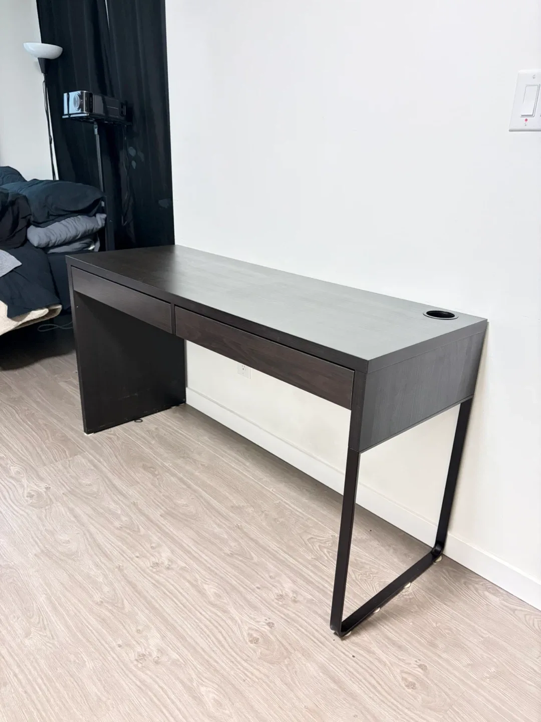 IKEA MICKE Desk, Black-Brown