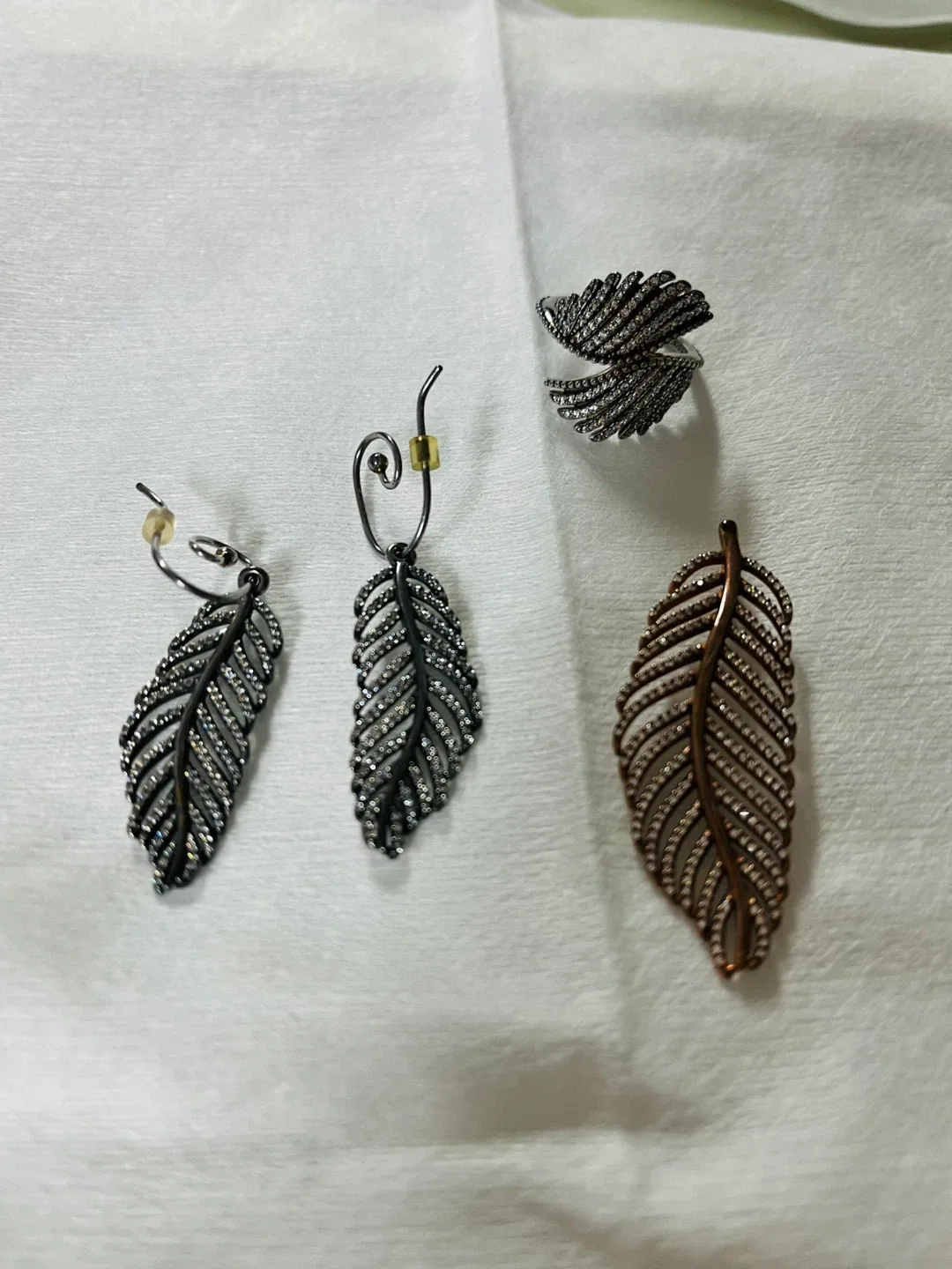 Pandora Ring & Earrings Set