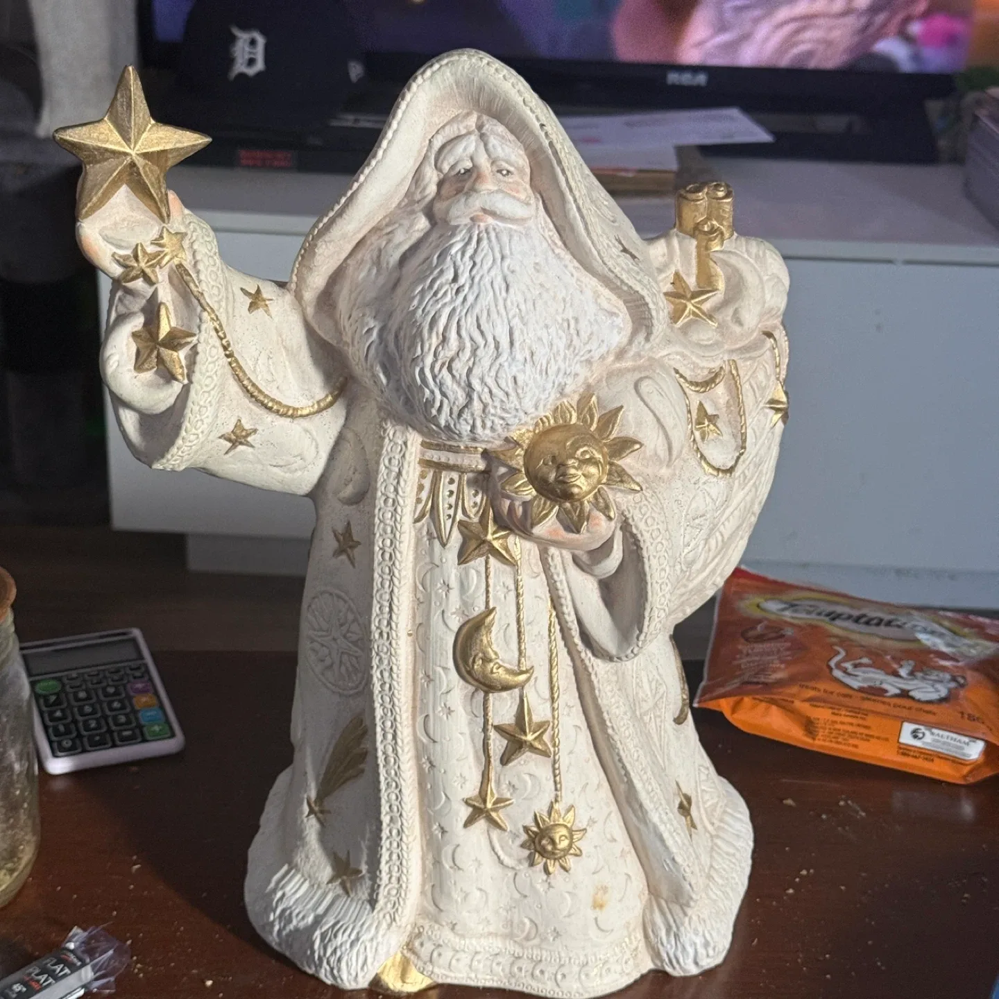 Santa Claus Figurine with Star