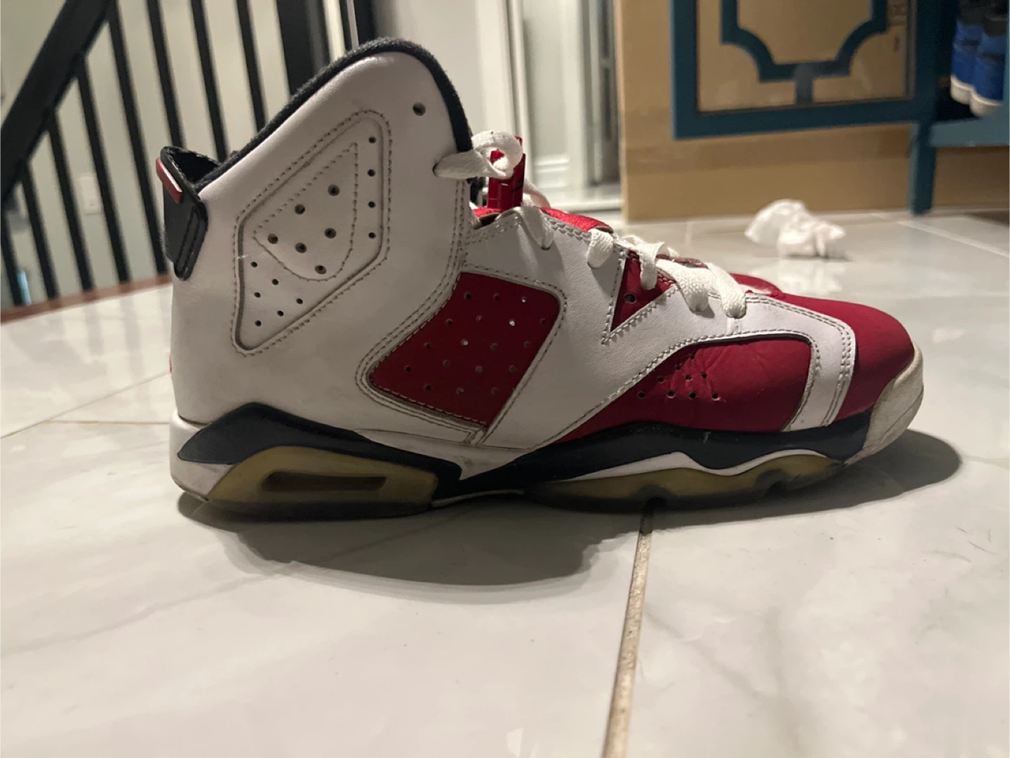 (6.5Y/8W) Jordan 6 Retro Carmine (2014) - photo 4