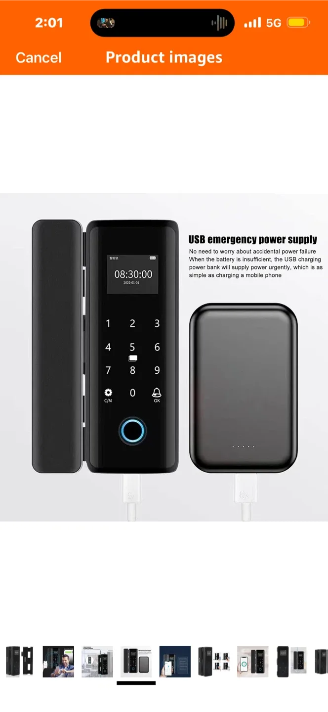 Dioche Smart Lock Keyless Entry Door Lock image indicator(3)