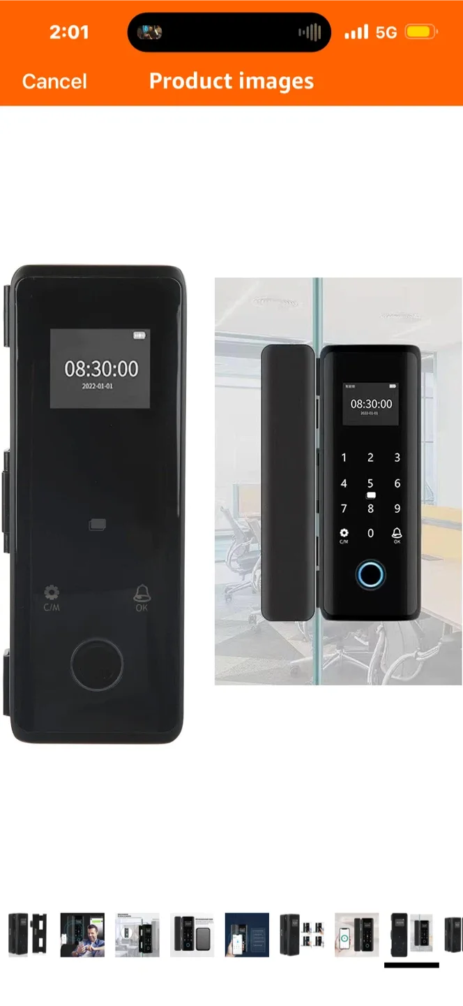 Dioche Smart Lock Keyless Entry Door Lock image indicator(7)