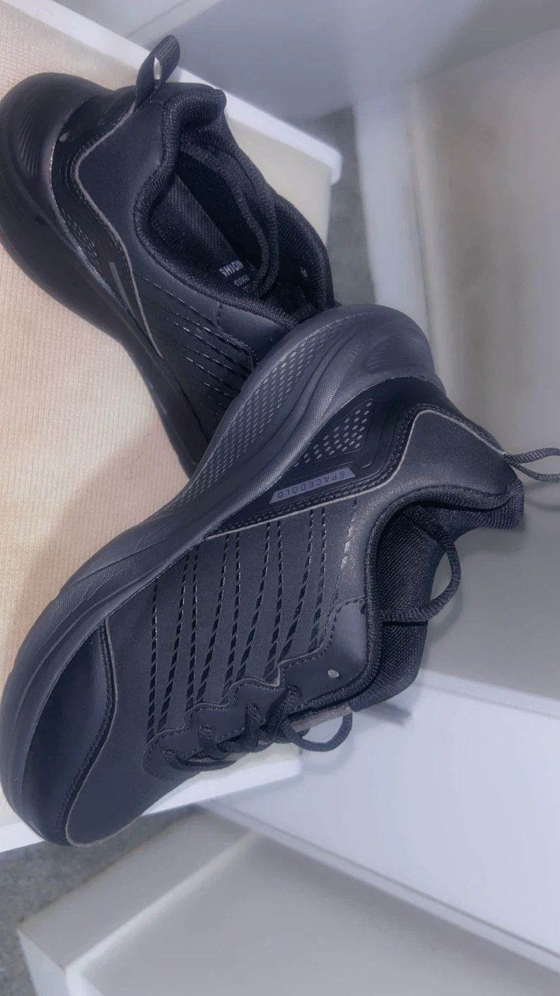 Spacegold Black Sneakers for Women