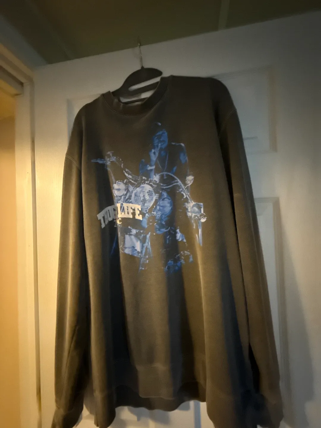 Tupac True Life Crewneck Sweatshirt