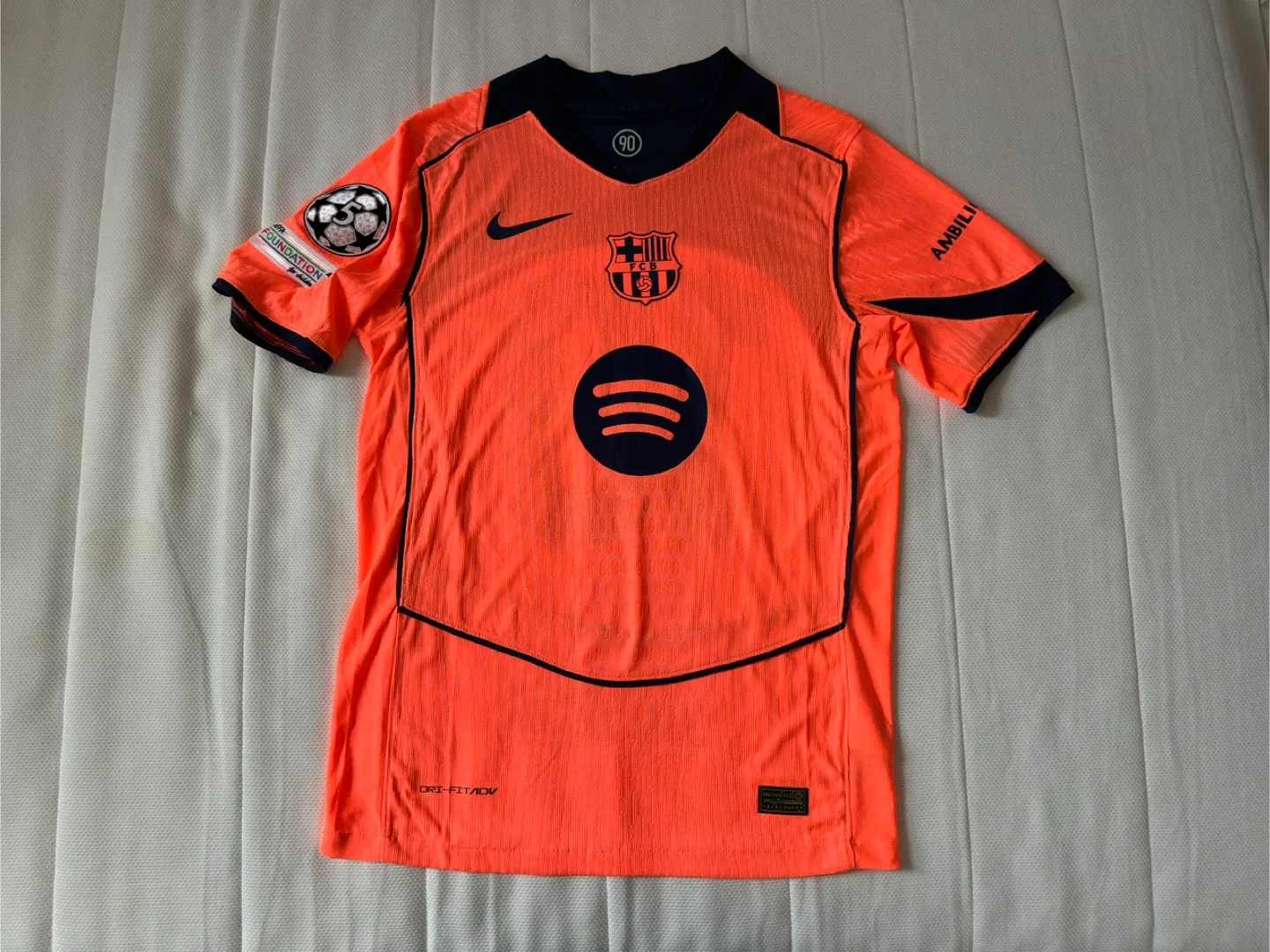 Men’s Small Lamine Yamal Total 90 Barcelona UCL Jersey