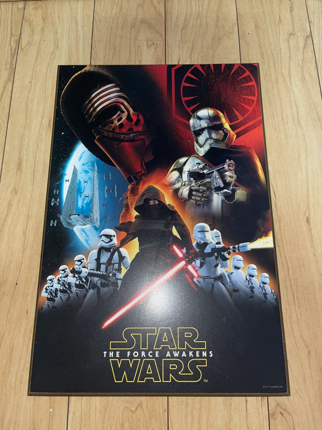 Stars Wars wood printed picture