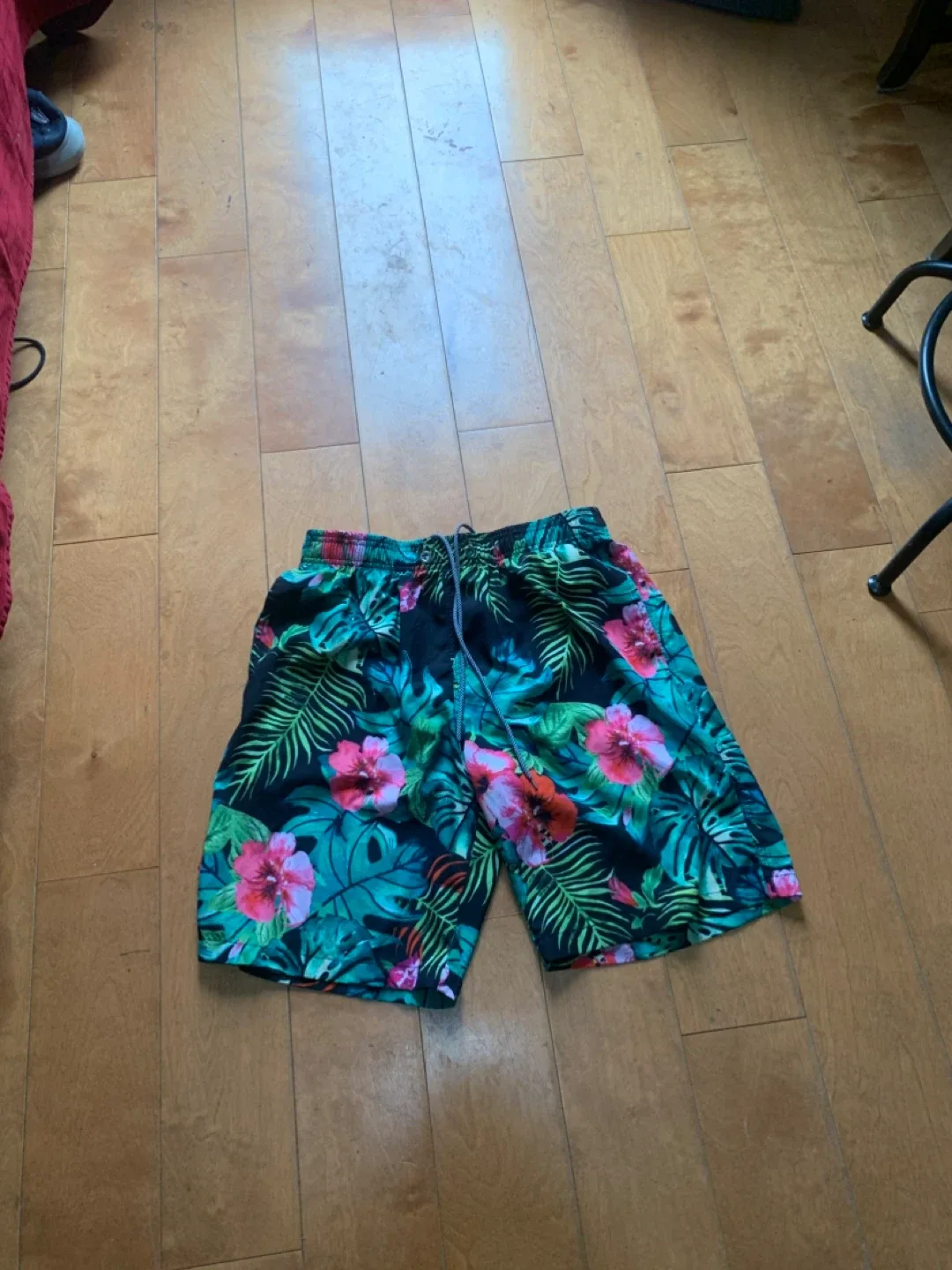 Tropical Print Swim Shorts M