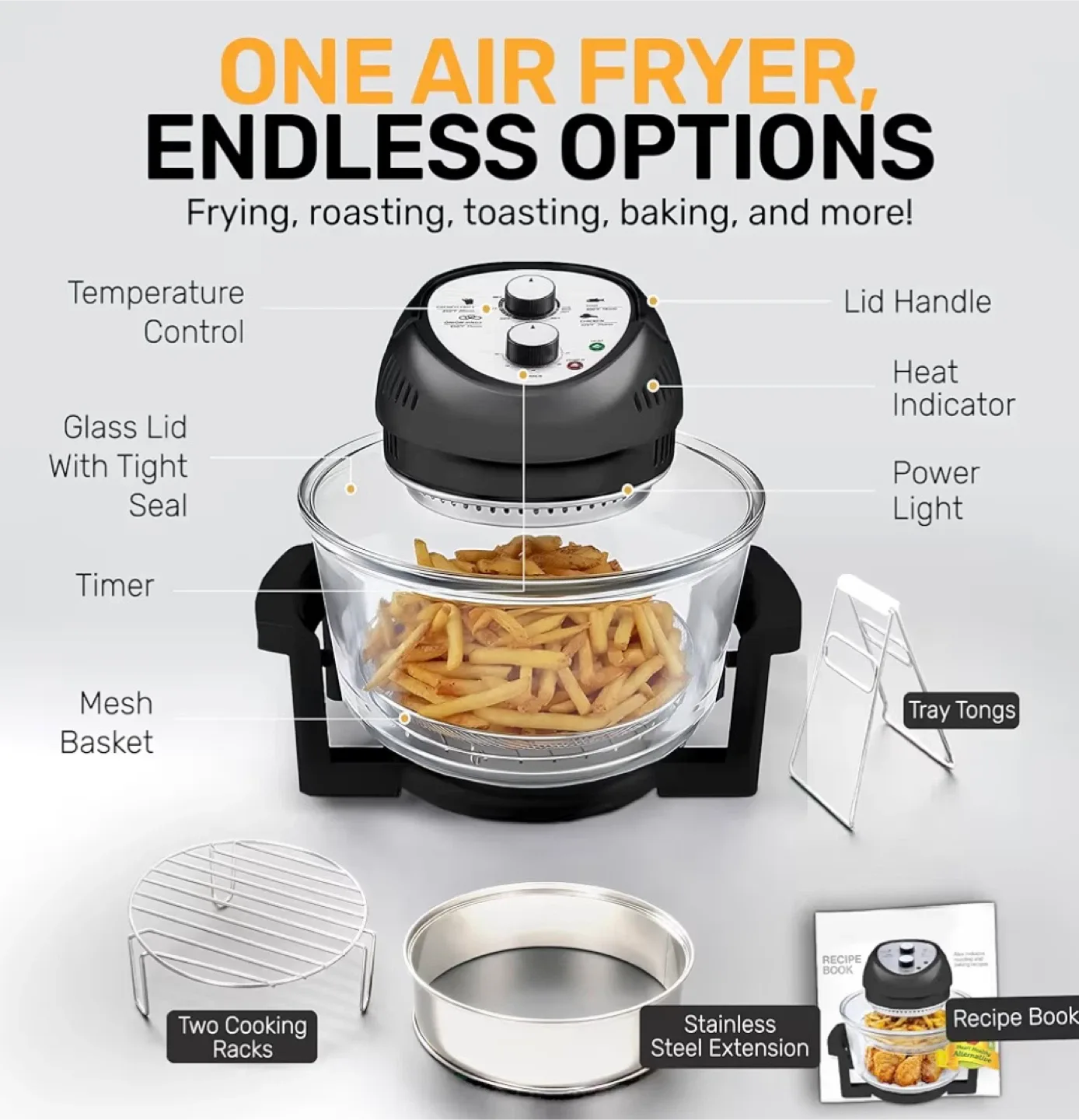 Big Boss Oil-Less Air Fryer image indicator(6)