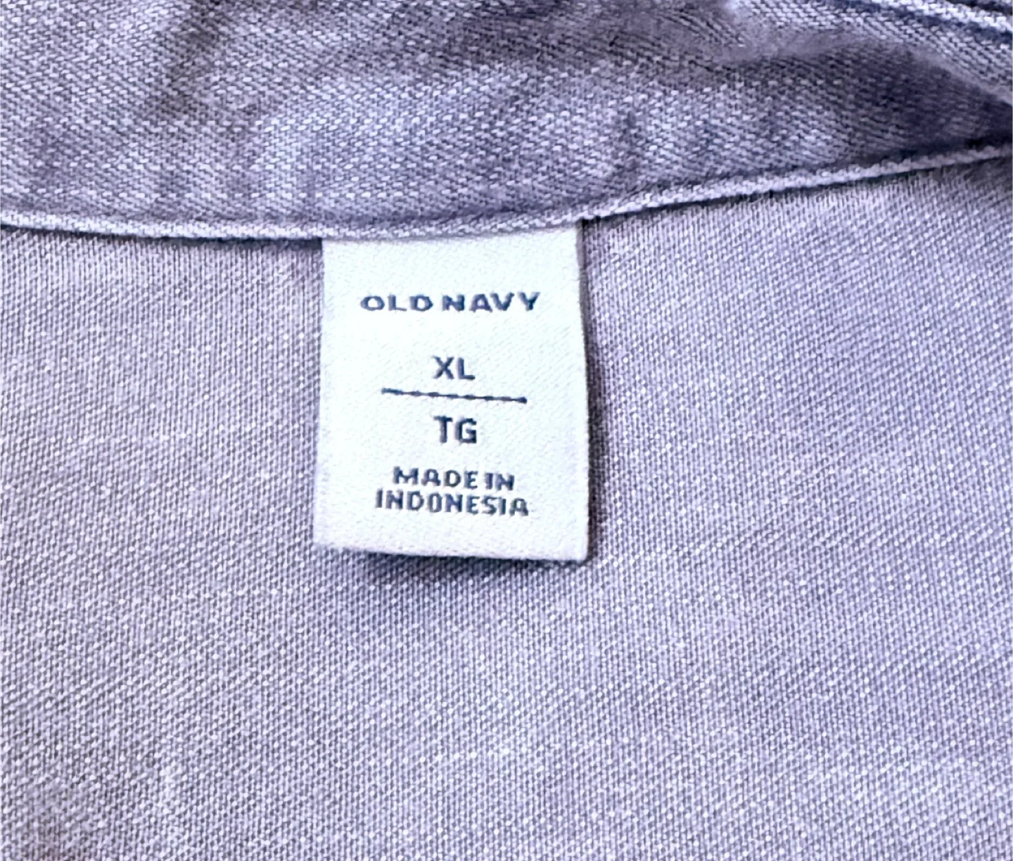 Old Navy Women's Mariana Trench Button Down Shirt Blue Size XL image indicator(5)