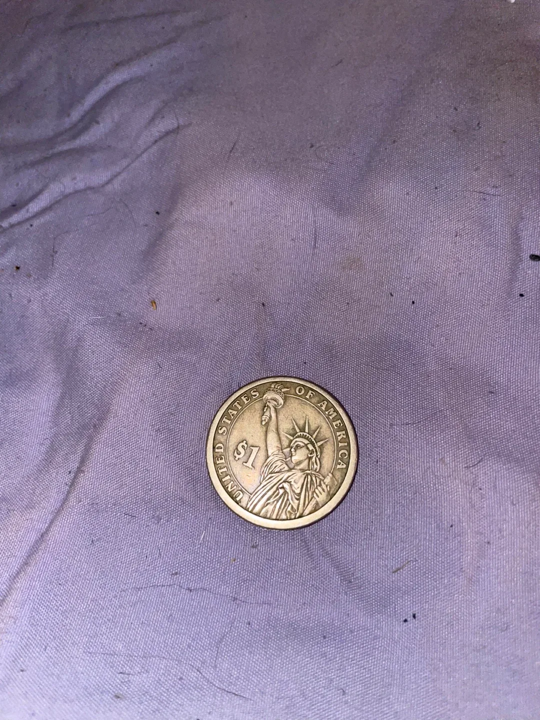 Two Dollar Bills & 1978 Half Dollar Coin image indicator(10)