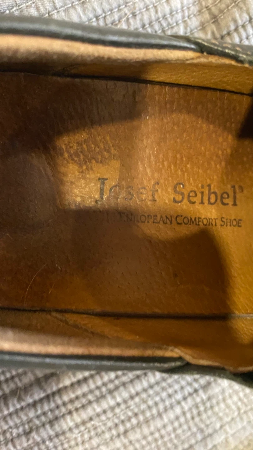 Josef Seibel Black Leather Shoes Size 8 - photo 4