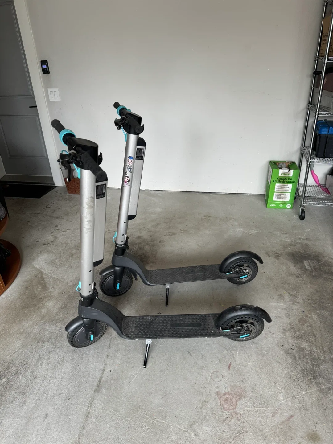 Two Used Electric Scooters